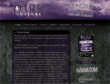 Tablet Screenshot of dark-culture.com